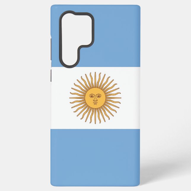 Samsung Galaxy S22 Ultra Case with Argentina flag (Back)