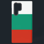 Samsung Galaxy S22 Ultra Case with Bulgaria flag<br><div class="desc">Enhance your Samsung Galaxy S22 Ultra with our exclusive phone cover featuring the flag of Bulgaria! Crafted with meticulous attention to detail, this phone cover proudly showcases the iconic design of the Bulgarian flag. The flag features three horizontal bands of white, green, and red, with the national coat of arms...</div>