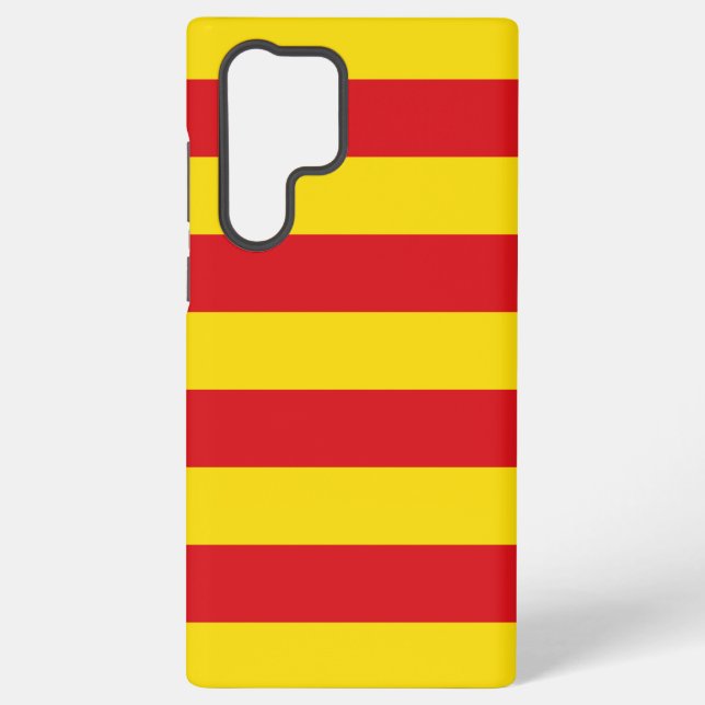 Samsung Galaxy S22 Ultra Case with Catalonia flag (Back)