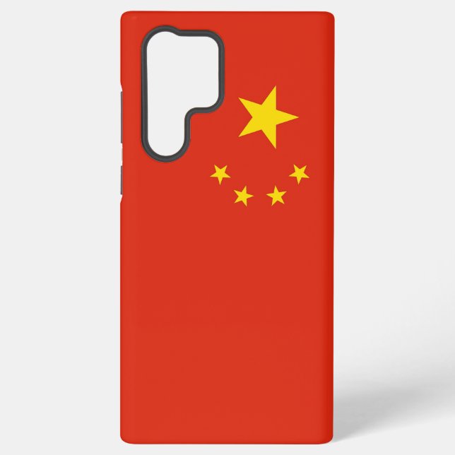 Samsung Galaxy S22 Ultra Case with China flag (Back)
