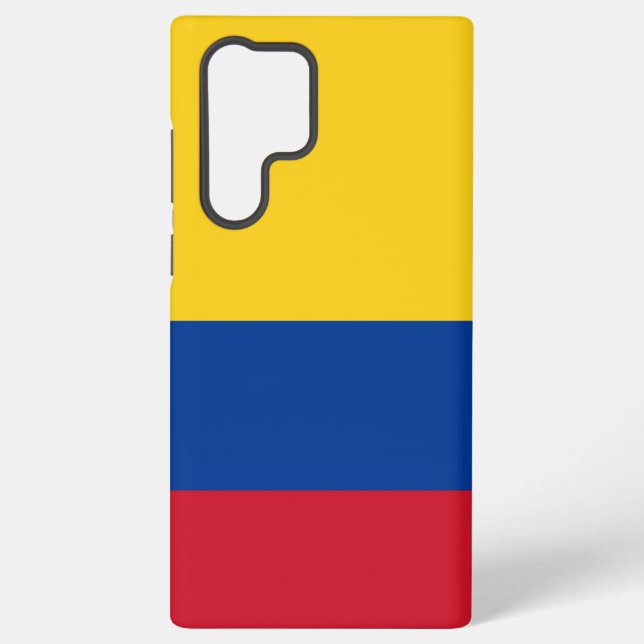 Samsung Galaxy S22 Ultra Case with Colombia flag (Back)