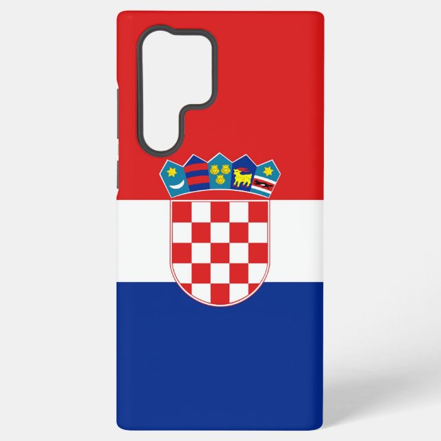 Samsung Galaxy S22 Ultra Case with Croatia flag (Back)