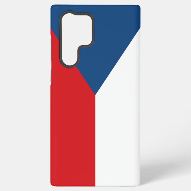 Samsung Galaxy S22 Ultra Case with Czechia flag (Back)