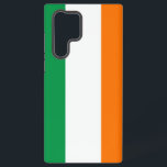 Samsung Galaxy S22 Ultra Case with Ireland flag<br><div class="desc">Add a touch of Irish pride to your Samsung Galaxy S22 Ultra with our exclusive cover featuring the flag of Ireland! Crafted with meticulous attention to detail, this cover is more than just a protective accessory; it's a celebration of Irish heritage and cultural richness. The design proudly showcases the iconic...</div>