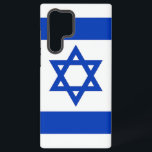 Samsung Galaxy S22 Ultra Case with Israel flag<br><div class="desc">Add a touch of Israeli pride to your Samsung Galaxy S22 Ultra with our exclusive cover featuring the flag of Israel! Crafted with meticulous attention to detail, this cover is more than just a protective accessory; it's a celebration of Israeli heritage and cultural richness. The design proudly showcases the iconic...</div>