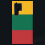 Samsung Galaxy S22 Ultra Case with Lithuania flag<br><div class="desc">Protect your Samsung Galaxy S22 Ultra in style with our exclusive case featuring the flag of Lithuania! Crafted with precision and attention to detail, this phone case is more than just a protective accessory—it’s a proud celebration of Lithuania’s heritage and cultural pride. The vibrant flag of Lithuania is boldly displayed,...</div>