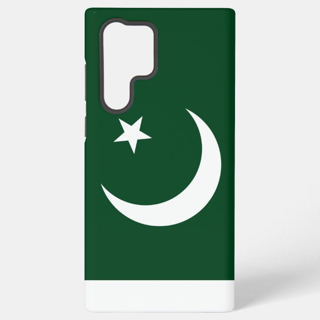 Samsung Galaxy S22 Ultra Case with Pakistan flag (Back)