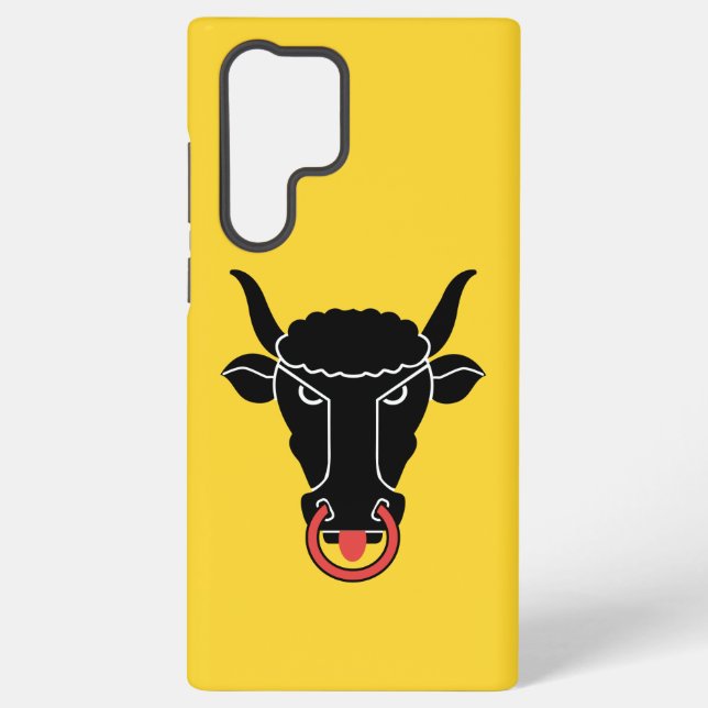 Samsung Galaxy S22 Ultra Case with Uri flag (Back)