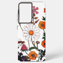 samsung galaxys21 ultra case flower design