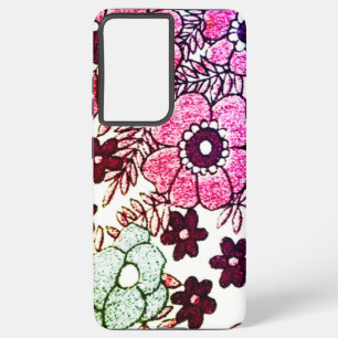 samsung galaxyS21 ultra case flower style design 