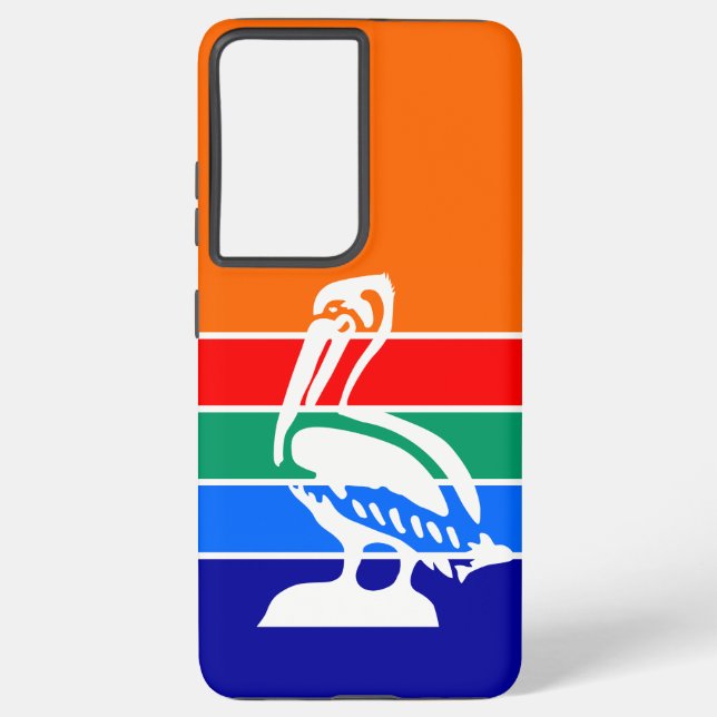 Samsung S21 Plus Case flag of St. Petersburg (Back)