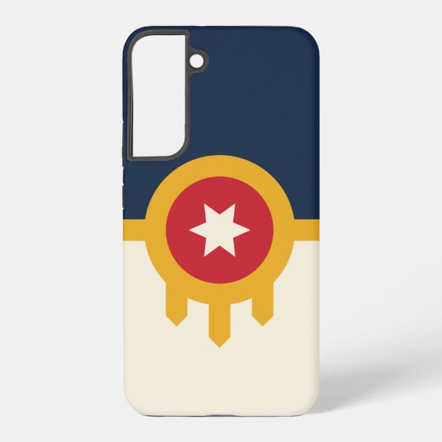 Samsung  S22 Plus Case Flag of Tulsa, Oklahoma (Back)