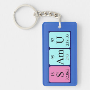 Samu periodic table name keyring