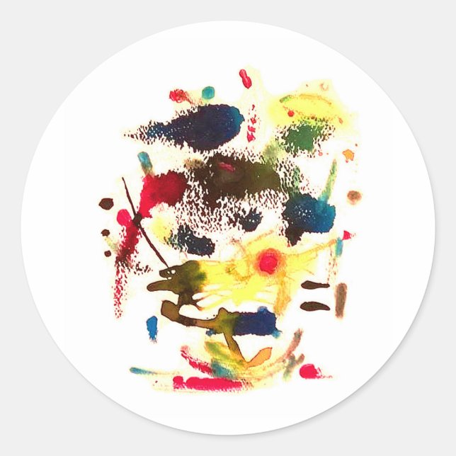 Samuai Cat-Lady Hankamer Artjunkhaus Comic Art Fun Classic Round Sticker (Front)