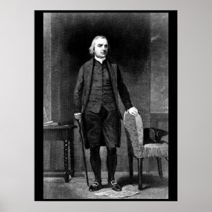 Samuel Adams.  Copy of engraving after_War Image Poster