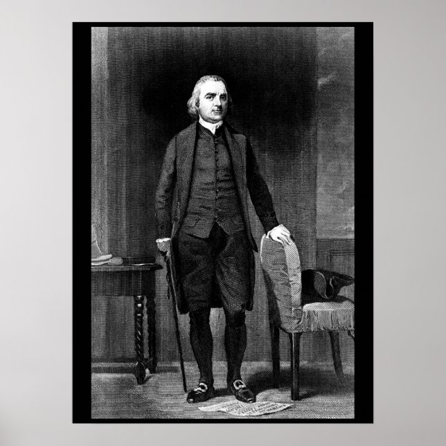 Samuel Adams.  Copy of engraving after_War Image Poster (Front)
