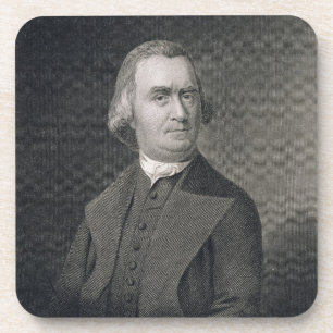 Samuel Adams, engraved by G.F. Storm (fl.c.1834) a Coaster