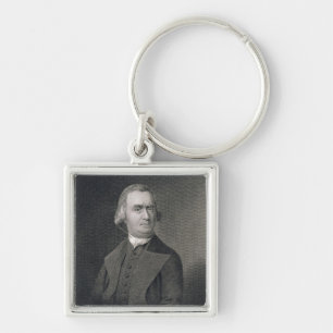 Samuel Adams, engraved by G.F. Storm (fl.c.1834) a Key Ring