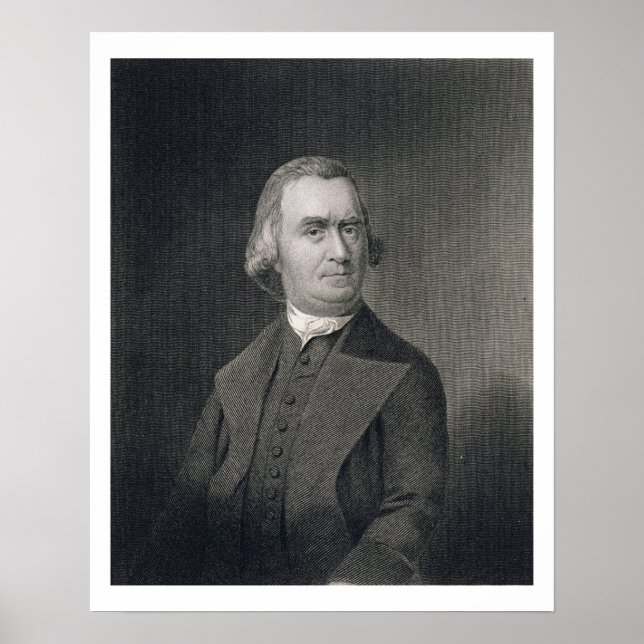 Samuel Adams, engraved by G.F. Storm (fl.c.1834) a Poster (Front)