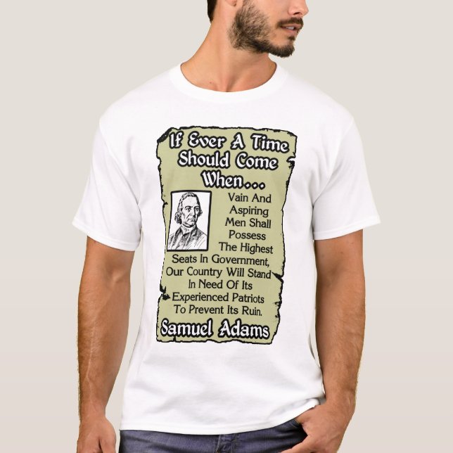 Samuel Adams: Experienced Patriots! T-Shirt (Front)