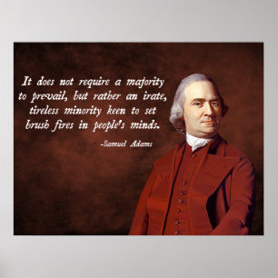 Samuel Adams Quote Poster