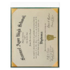 Samuel Ayer High School Replica Diploma