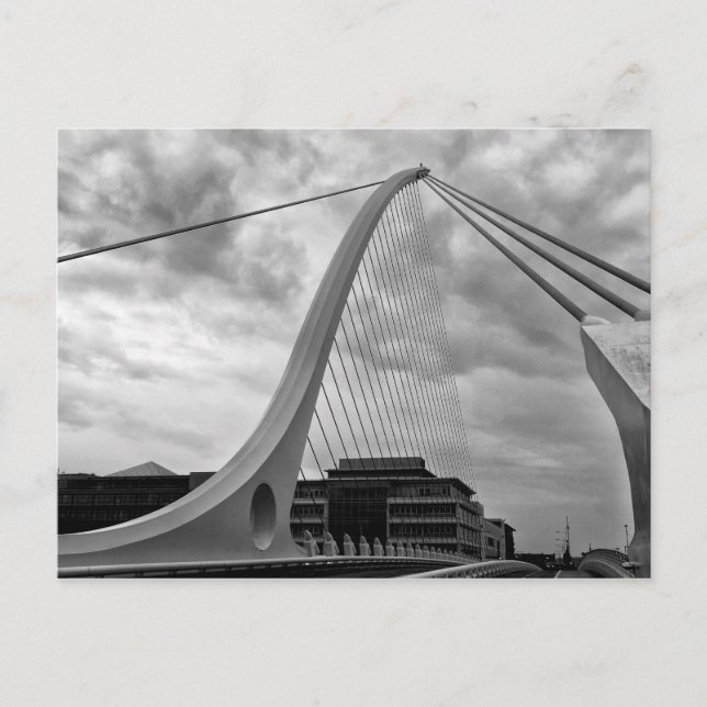 Samuel Beckett Bridge Postcard (Front)