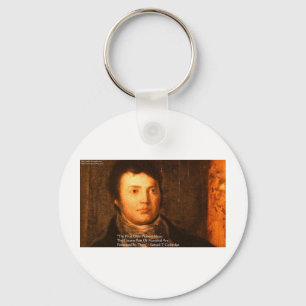 Samuel Cooleridge "Ideas" Wisdom Quote Gifts Key Ring