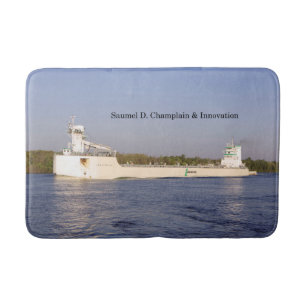 Samuel D. Champlain & Innovation bath mat