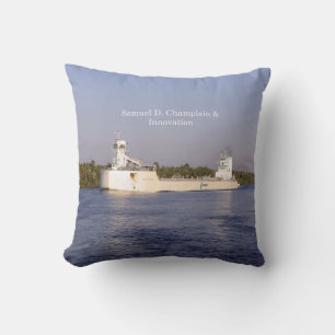 Samuel D. Champlain & Innovation square pillow