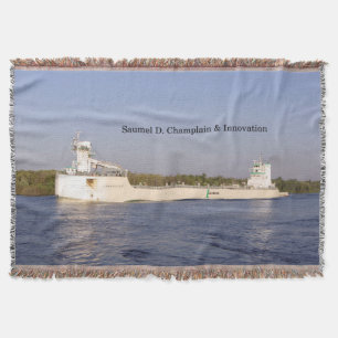 Samuel D. Champlain & Innovation woven blanket