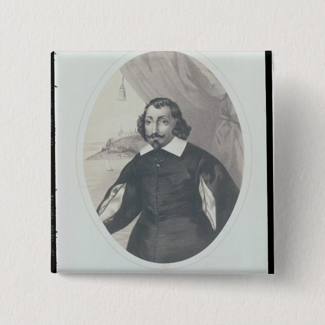 Samuel de Champlain  1854 15 Cm Square Badge (Front)