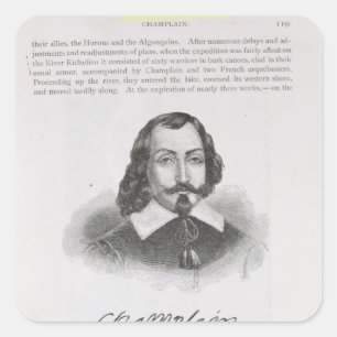 Samuel de Champlain Square Sticker