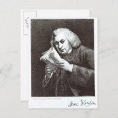 Samuel Johnson Postcard (Front/Back)