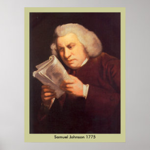 Samuel Johnson - Reading Poster