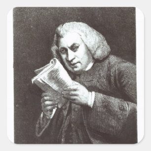 Samuel Johnson Square Sticker