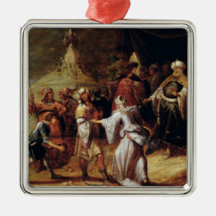 Samuel Killing Agag, King of the Amalekites Metal Ornament
