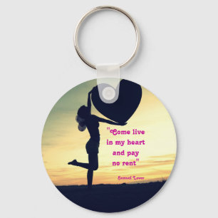Samuel Lover quote heart love inspiration Case-Mat Key Ring