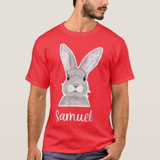 Samuel Name Easter Bunny Custom Name Good Friday  T-Shirt