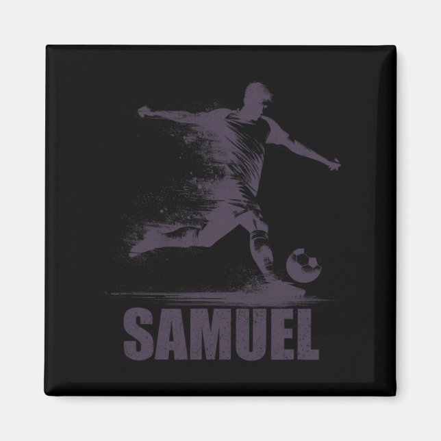 Samuel Soccer Boys Personalized First Name Samuel  Magnet (Front)