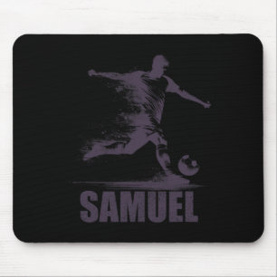 Samuel Soccer Boys Personalized First Name Samuel Mouse Pad