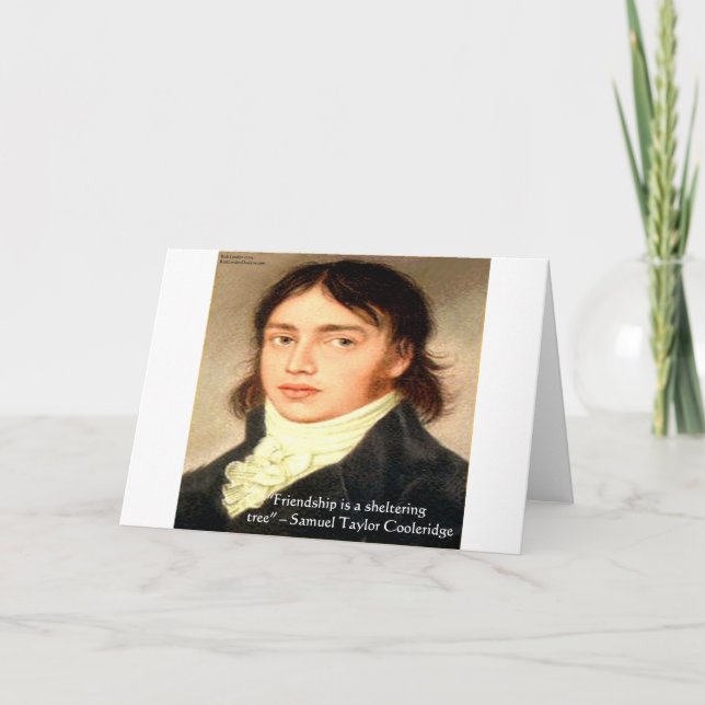 Samuel T Cooldridge "Sheltering Tree" Wisdom Quote Card (Front)