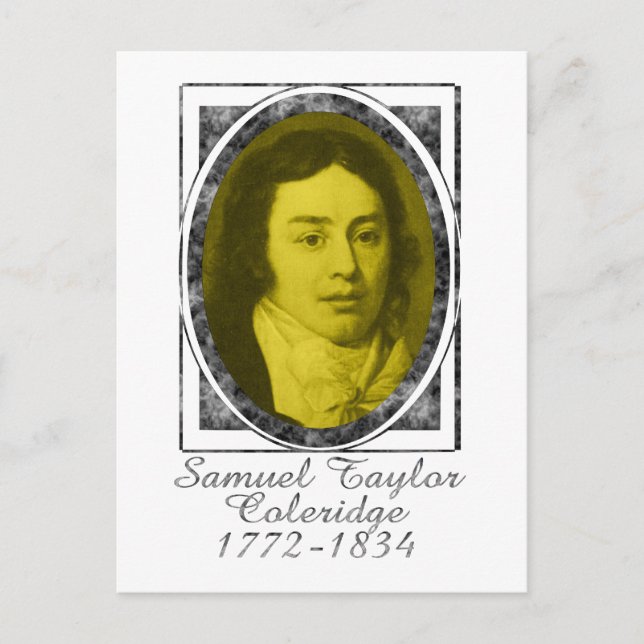 Samuel Taylor Coleridge Postcard (Front)