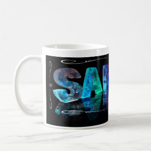 Samuel - The Name Samuel in 3D Lights (Photograph Coffee Mug