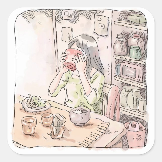 Samuku Gōji Square Sticker (Front)