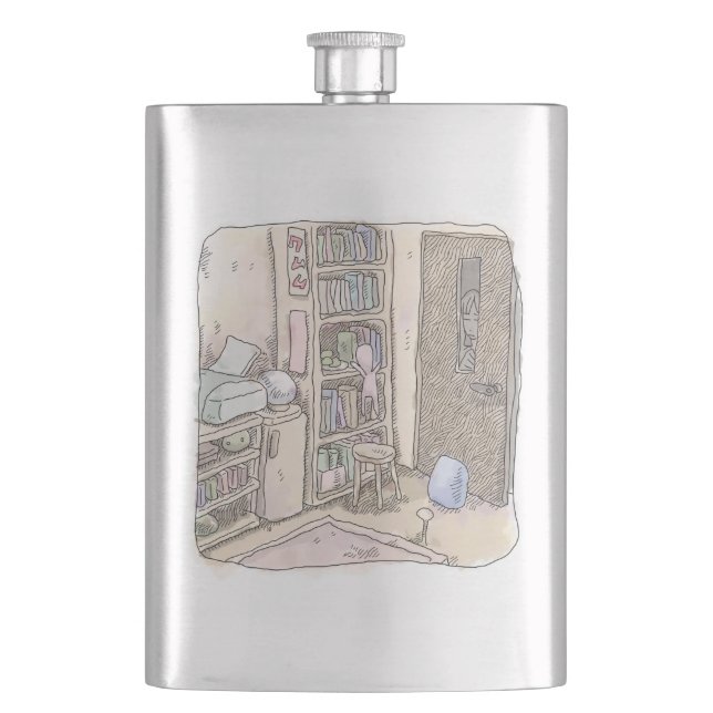 Samuku Mu Hip Flask (Front)