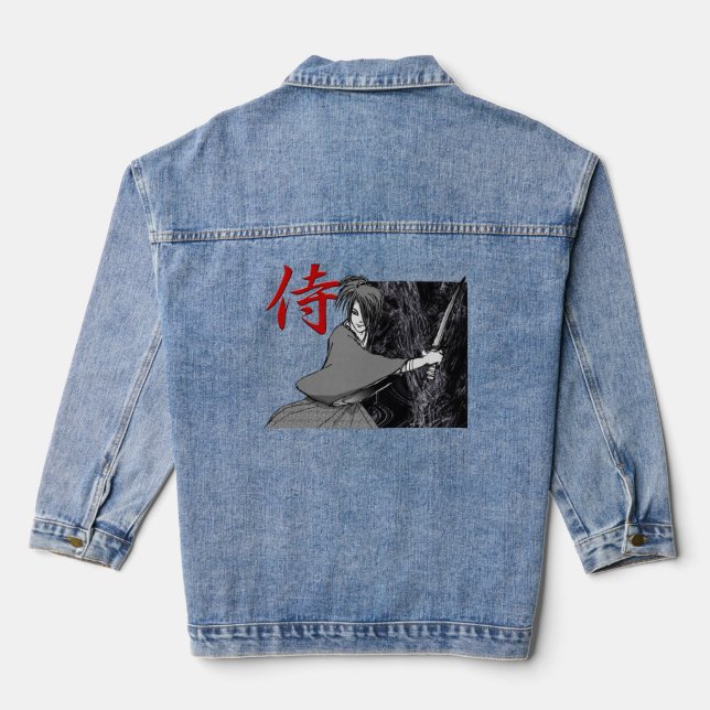 SAMURAI 01a Postcard Denim Jacket (Back)