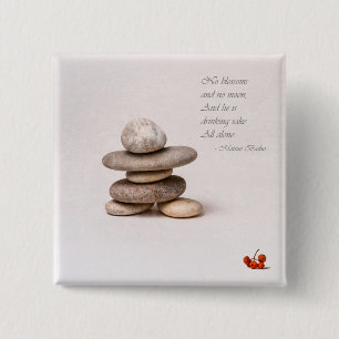 Samurai 15 Cm Square Badge