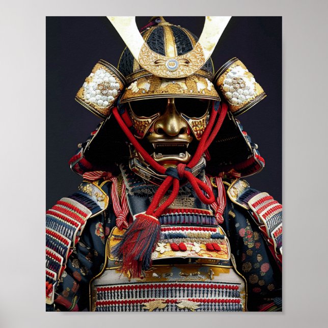 Samurai armour Art Poster Wall Art  Card Printing (Front)