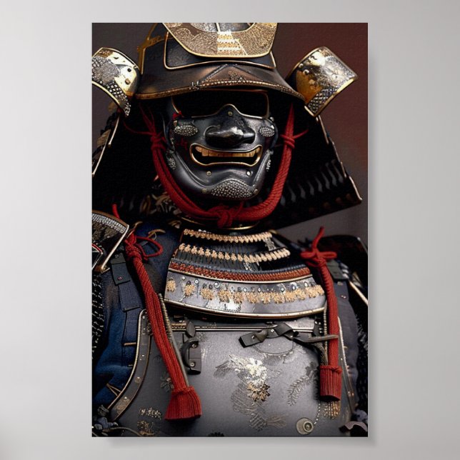  Samurai Armour Artwork Poster Wall Art Cards prin (Front)